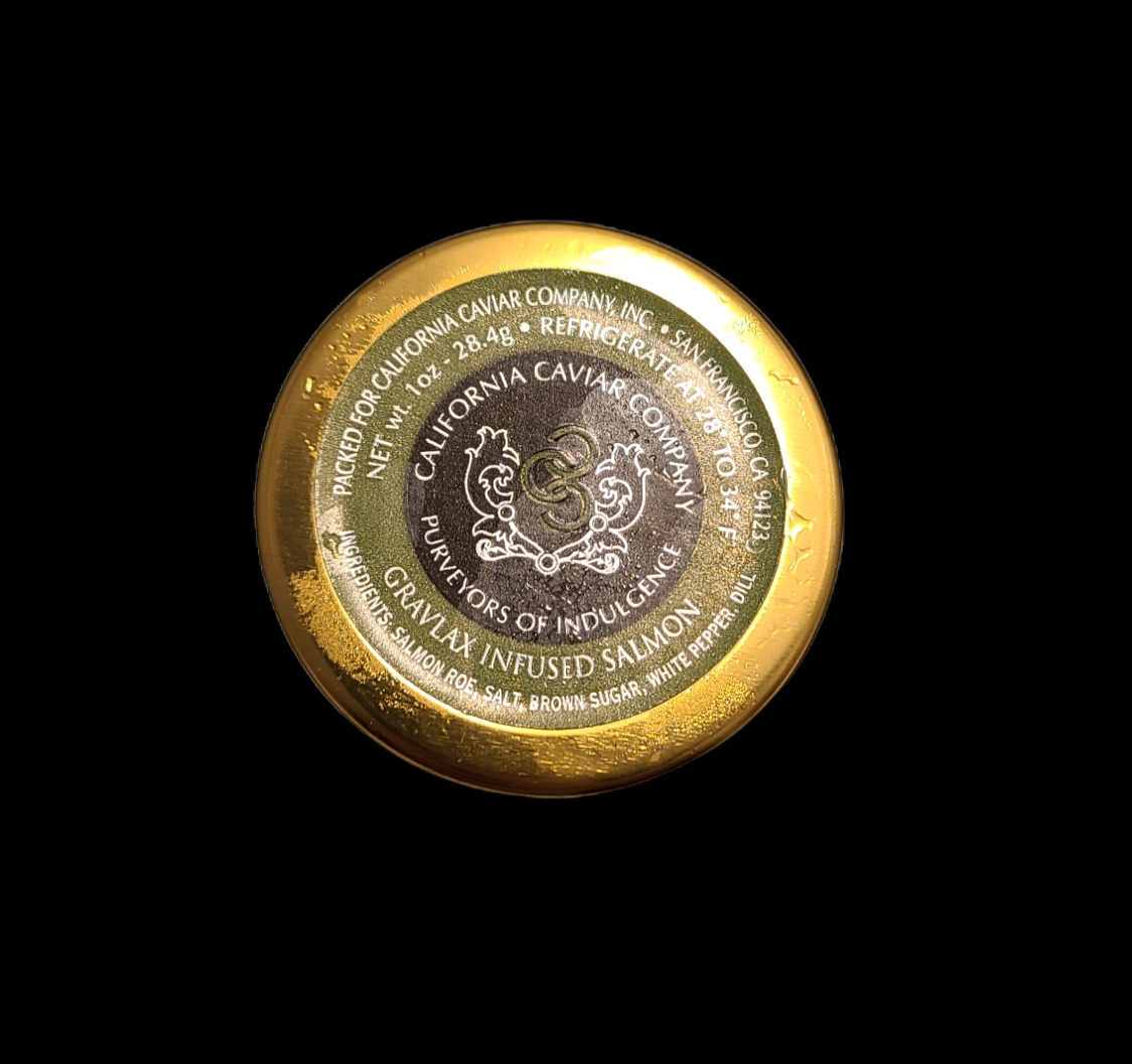Gravlox Infused Ikura (1oz)