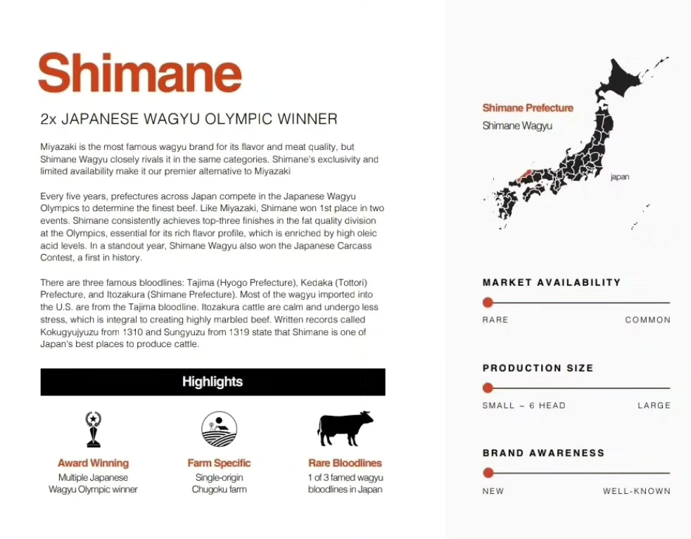 Shimane Wagyu | Chugoku Farm | A5 BMS 11 | Ribeye